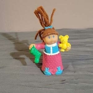 Cabbage Patch Kids CPK Doll Mini Figures Figurines 1992 Girl Christmas Vintage